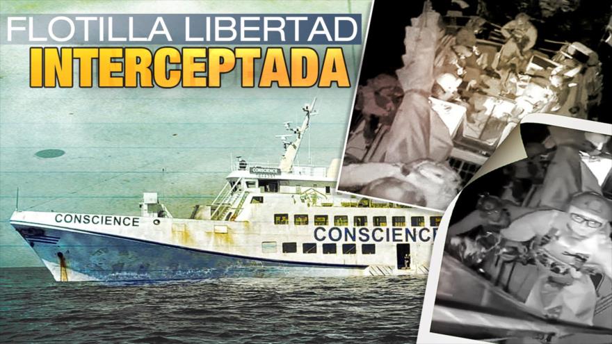 Israel intercepta otra flotilla mientras avanzan diálogos de tregua en Gaza | Detrás de la Razón
