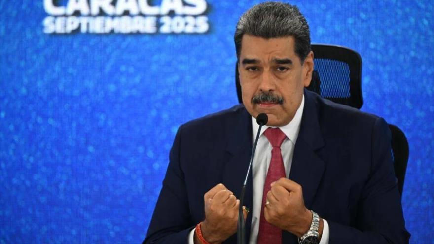 El presidente de Venezuela, Nicolás maduro.
