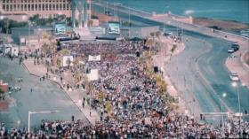 Cien mil cubanos se movilizan en La Habana contra genocidio en Gaza