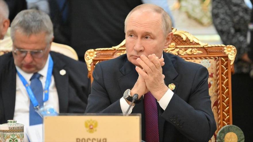 El presidente ruso, Vladímir Putin, en la cumbre Rusia–Asia Central, 9 de octubre de 2025.
