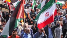 Iraníes exigen cumplimiento de tregua en Gaza con masivas marchas 