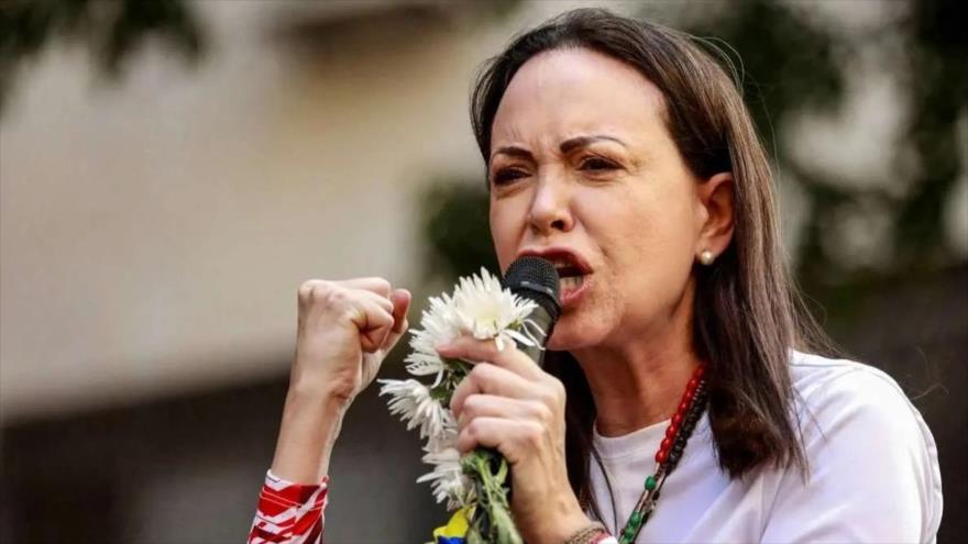 La líder opositora venezolana y ganadora del Premio Nobel de la Paz, María Corina Machado.