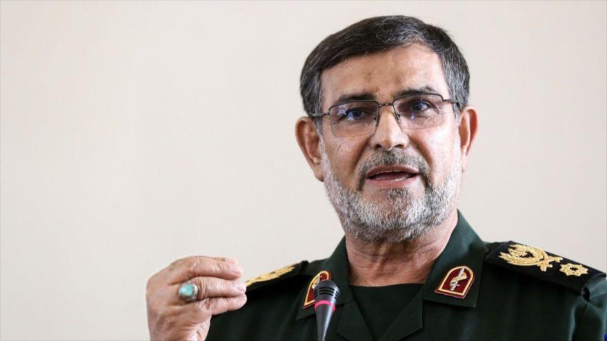 El comandante de la Fuerza Naval del Cuerpo de Guardianes de Irán, el general de brigada Alireza Tangsiri.