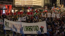 Masivas marchas en Uruguay: demandan romper relaciones con Israel