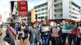 Chilenos visibilizan el genocidio palestino con actos públicos 