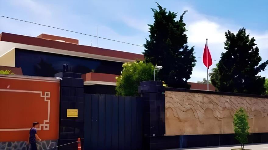 La embajada de China en Argentina.