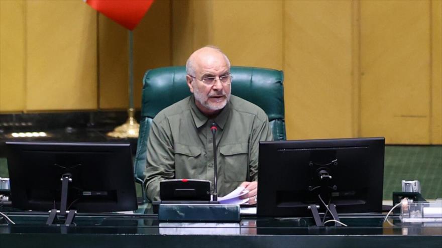 El presidente del Parlamento de Irán, Mohamad Baqer Qalibaf.