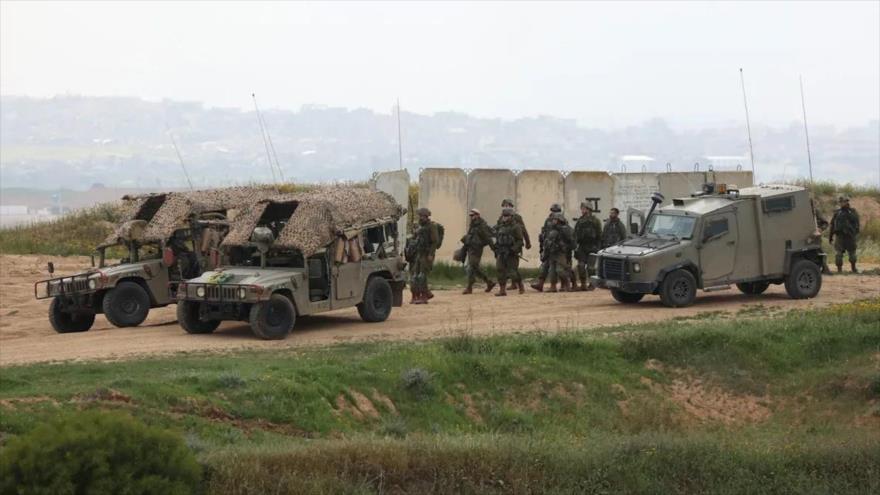 Soldados israelíes cerca de la frontera con el norte de Gaza, 20 de marzo de 2025. (Foto: Getty Images)
