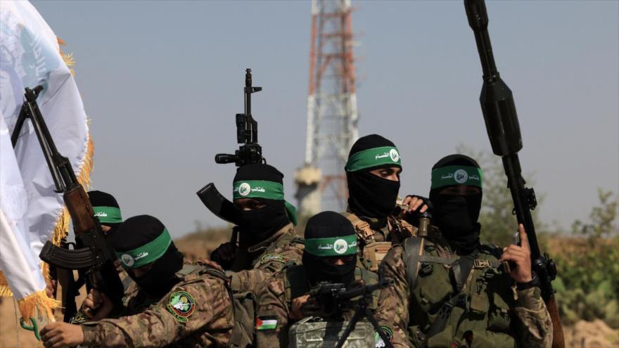 Fuerzas del Movimiento de Resistencia Islámica de Palestina (HAMAS). (Foto: Sputnik)