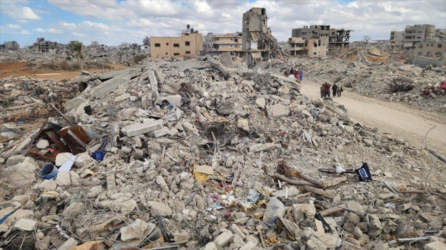 Gaza: 10 000 palestinos continúan sepultados bajo escombros en Gaza