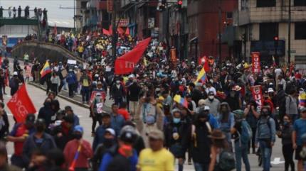 ‘Crisis social se agrava en Ecuador por represión estatal’