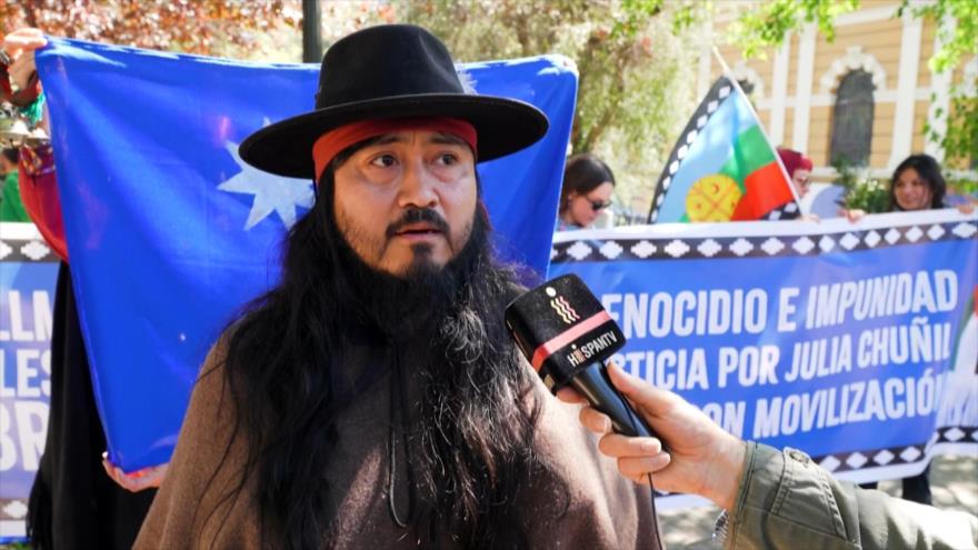 Pueblos originarios se manifiestan en Chile contra el colonialismo