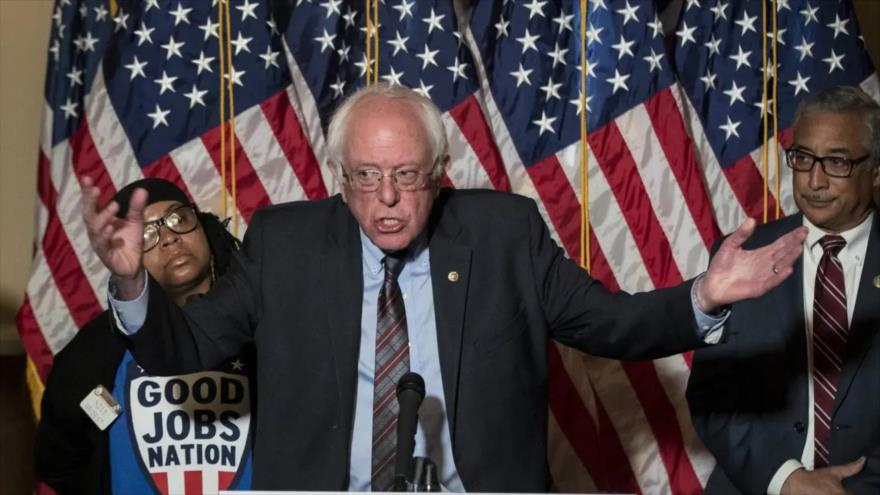 El senador estadounidense Bernie Sanders.