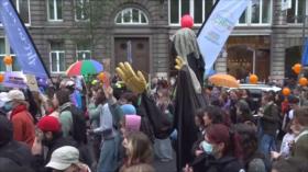 Bélgica vive huelga nacional y protestas masivas contra austeridad