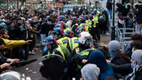 ONG critican represión violenta de protestas pro-Palestina en Europa