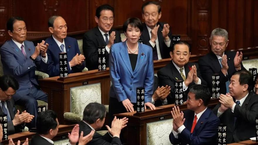 El Parlamento de Japón ha elegido a la ultraconservadora Sanae Takaichi como la primera mujer primera ministra del país, 21 de octubre de 2025. (Foto: AP)