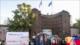 Protestan frente a la embajada de Francia en Teherán por la activista iraní detenida en Francia