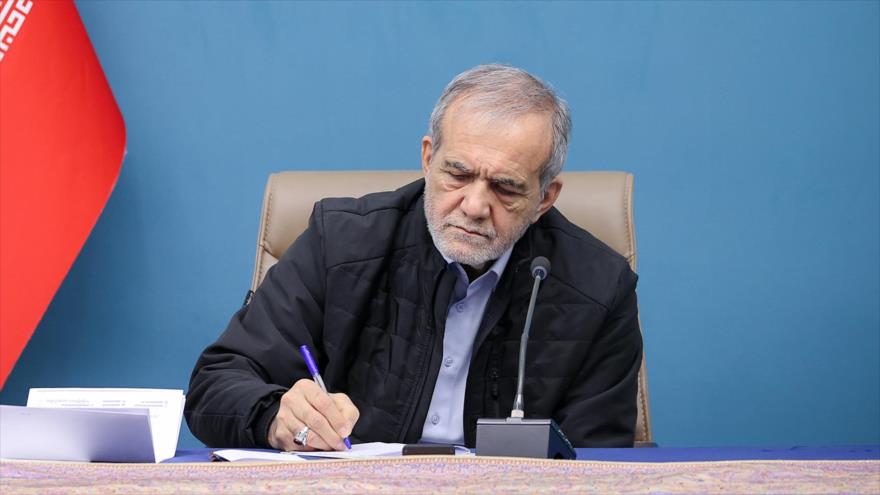 El presidente de Irán, Masud Pezeshkian.