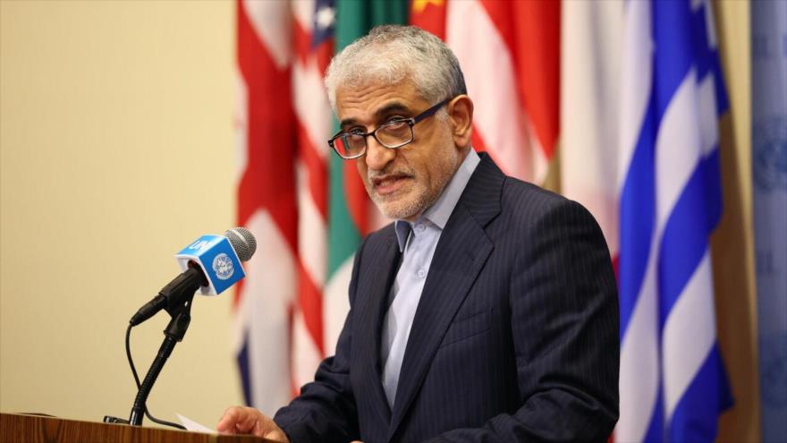 El embajador y representante permanente de la República Islámica de Irán ante las Naciones Unidas, Amir Said Iravani.