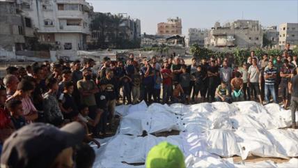 Sepultan a 80 miembros de la famila Shuheiber, asesinados por Israel