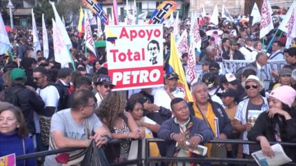 Colombia realiza manifestación por dignidad, soberanía y democracia