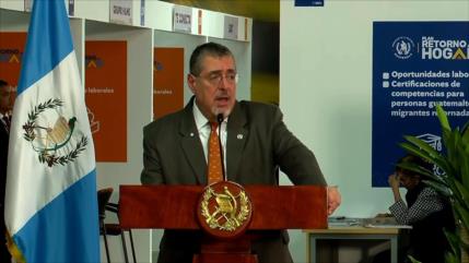 Presidente de Guatemala denuncia intento de golpe desde el poder judicial