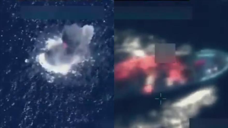 Vídeo: EEUU ataca 4 embarcaciones en el Pacífico y mata a 14 personas