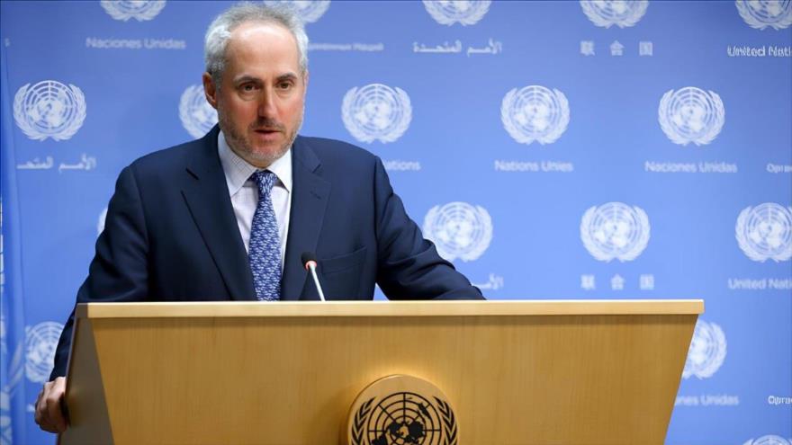 El portavoz de la Organización de Naciones Unidas (ONU), Stéphane Dujarric, 28 de octubre de 2025.
