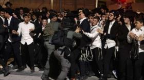 Masiva protesta de ultraortodoxos israelíes contra servicio militar