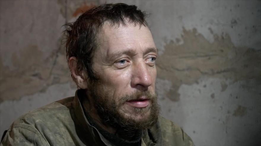 Viacheslav Krevenko, uno de los soldados ucranianos que se ha rendido a tropas rusas.