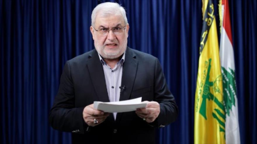 El líder del Bloque Lealtad a la Resistencia en el Parlamento libanés, Mohamad Raad.