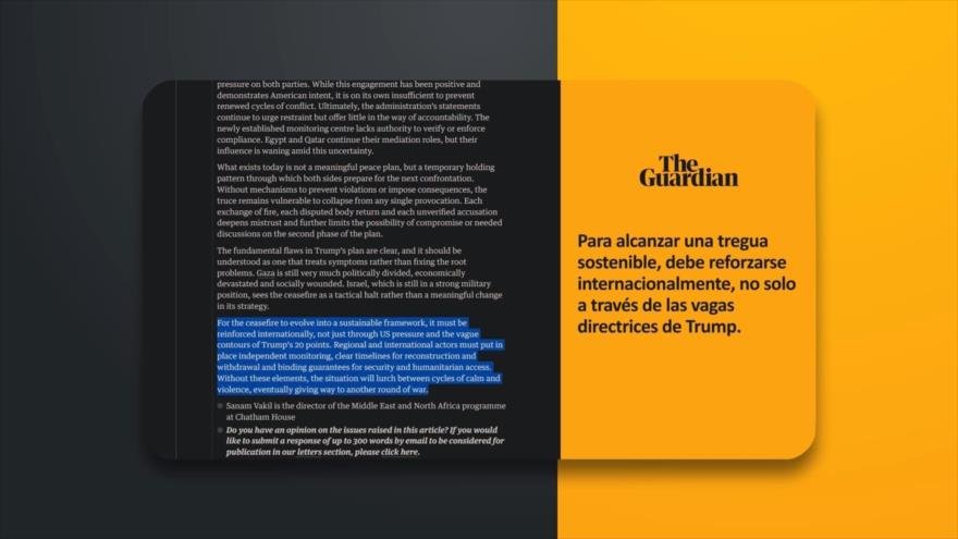 Gaza sin respiro: tregua de papel| PoliMedios