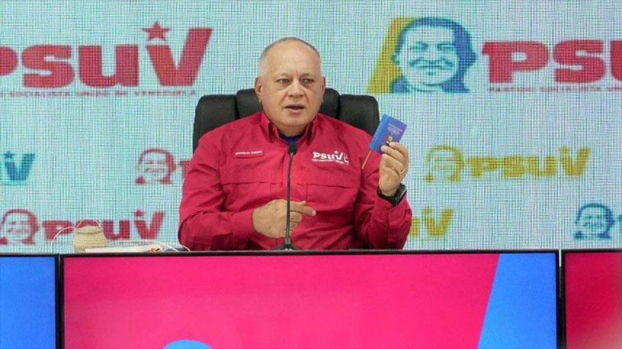 El ministro del Interior, Justicia y Paz de Venezuela, Diosdado Cabello.
