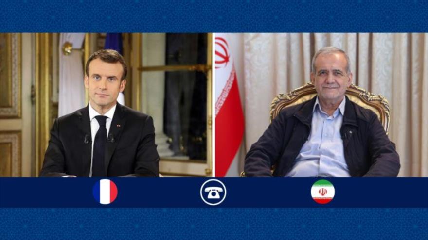 Pezeshkian a Macron: EEUU y Europa deben probar su sinceridad ante Irán