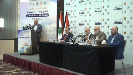 Activistas en Beirut expresan apoyo a Resistencia y pueblo palestinos