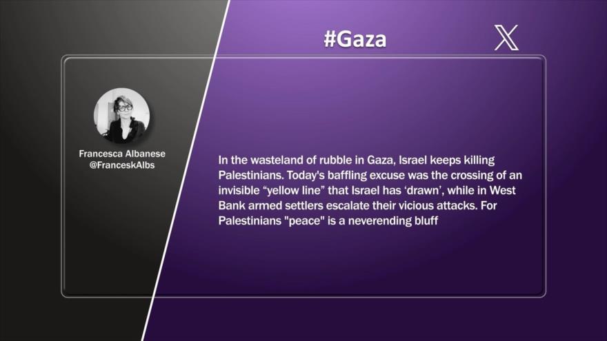 Pese a alto el fuego, régimen israelí asesina a más palestinos | Etiquetaje