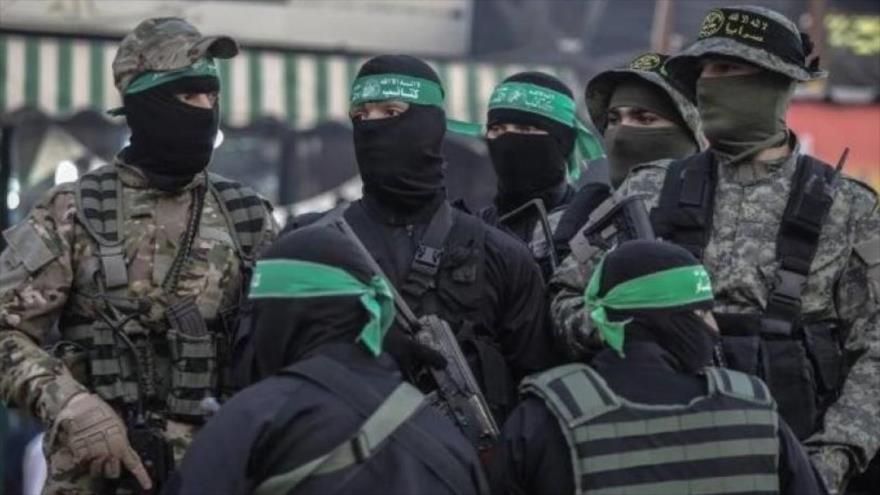 Combatientes de Yihad Islámica Palestina y HAMAS