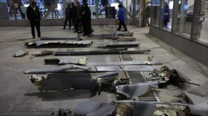 Irán exhibe drones israelíes derribados: Trofeos de guerra en fotos