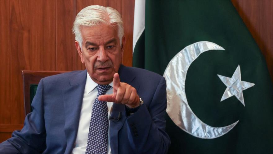 El ministro de Defensa pakistaní, Jawaja Muhamad Asif.