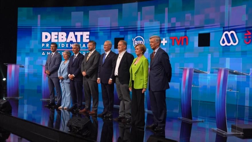 Candidatos chilenos cierran debate con foco en vínculo con EEUU