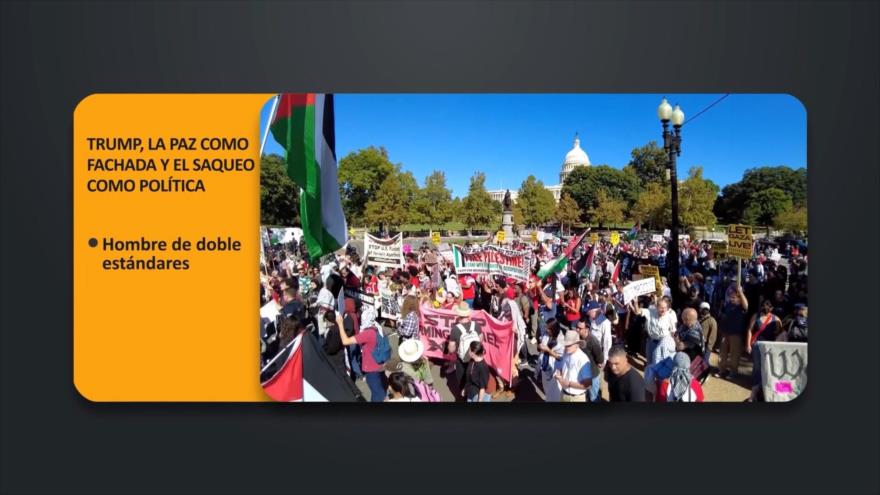 Trump, la paz como fachada y el saqueo como política | PoliMedios