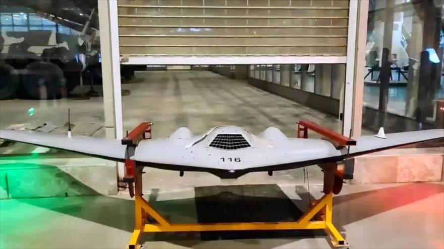 Dron iraní Shahed-161 probado en el Parque Nacional Aeroespacial del CGRI