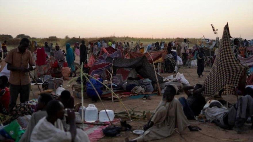Un campamento para familias desplazadas que han huido de El Fasher a Tawila, en Darfur del Norte, Sudán. (Foto: Reuters)