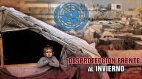 Palestinos enfrentan lluvias y bajas temperaturas en tiendas de campaña | Detrás de la Razón