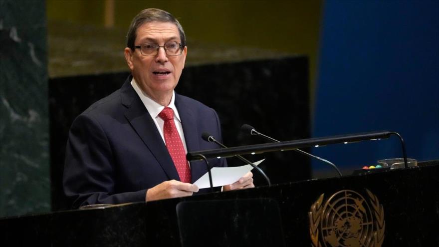 El canciller cubano, Bruno Rodríguez Parrilla. 