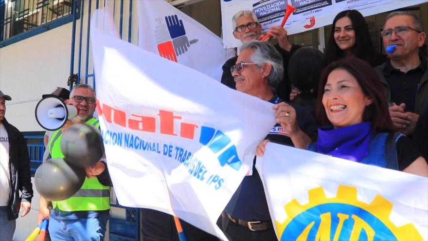 Trabajadores previsionales chilenos, movilizados por incumplimientos