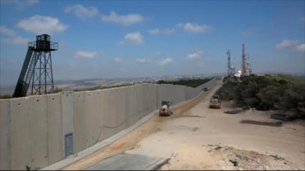 Líbano denuncia invasión de su frontera por Israel con un muro ilegal
