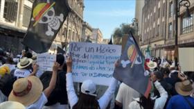 Disturbios en la marcha por la seguridad en Ciudad de México