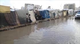 Intensas lluvias invernales agravan la precaria situación de Gaza