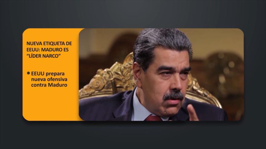 Nueva etiqueta de EEUU: Maduro es “líder narco” | PoliMedios
